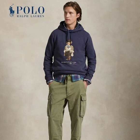 Polo Ralph Lauren Men's Polo Bear Fleece Hood - Picture 4 of 12